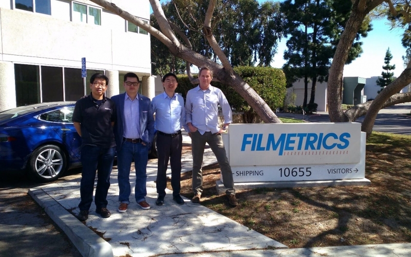 優(yōu)尼康負(fù)責(zé)人應(yīng)邀赴美國加州會晤Filmetrics 公司負(fù)責(zé)人